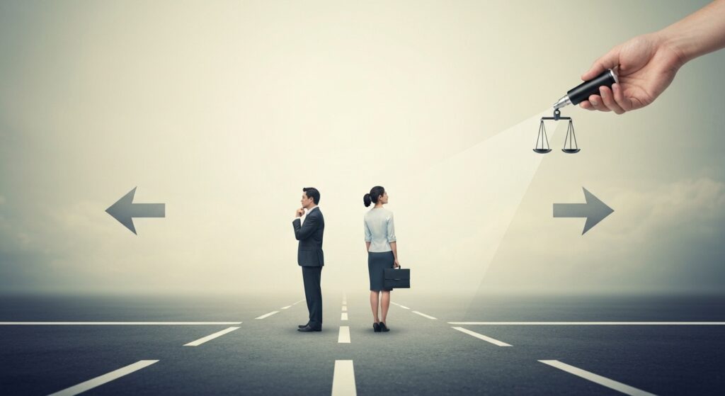 החלטות שמעצבות עתיד: ניווט מושכל בצומת הפרידה